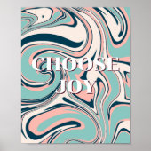 Retro ontwerp, Kies Vreugde Poster (Voorkant)