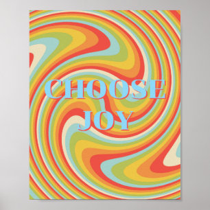 Retro ontwerp, Kies Vreugde Poster