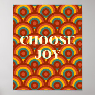 Retro ontwerp, Kies Vreugde Poster