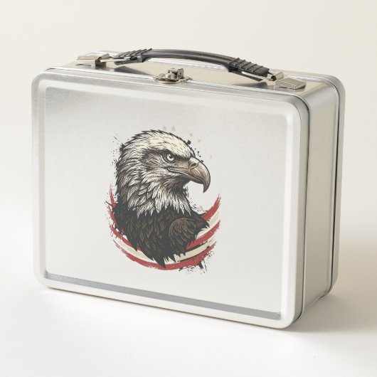 Retro ontwerp met gravure van Amerikaanse adelaar (Voorkant)