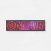 Retro ontwerp, op het teken van de luchtdeur deurbordje (Voorkant)