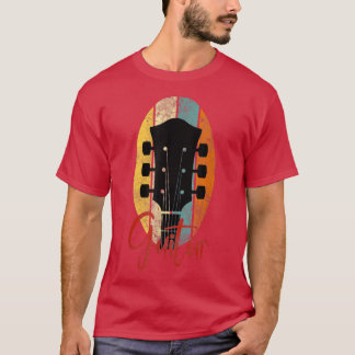 Retro ontwerp perfecte afspeelgitaren 2704 t-shirt