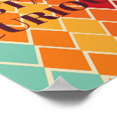 Retro ontwerp, STAY CURIOUS Poster (Hoek)