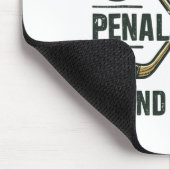 Retro ontwerp strafbox stemming hockey dag grafisc muismat (Hoek)