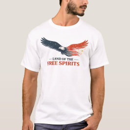 Retro ontwerp van de Freedom Eagle T-shirt