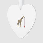 Retro ontwerp van drinkriet met giraffe Vector_1 Ornament (voorkant)