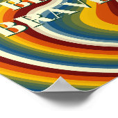 Retro ontwerp, Wees dapper Poster (Hoek)