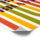 Retro ontwerp, Wees dapper Poster (Hoek)