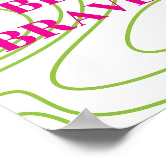 Retro ontwerp, Wees dapper Poster  (Hoek)