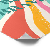 Retro ontwerp, Wees dapper Poster (Hoek)