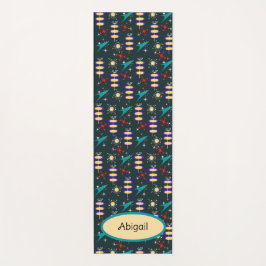 Retro ontwerp yogamat