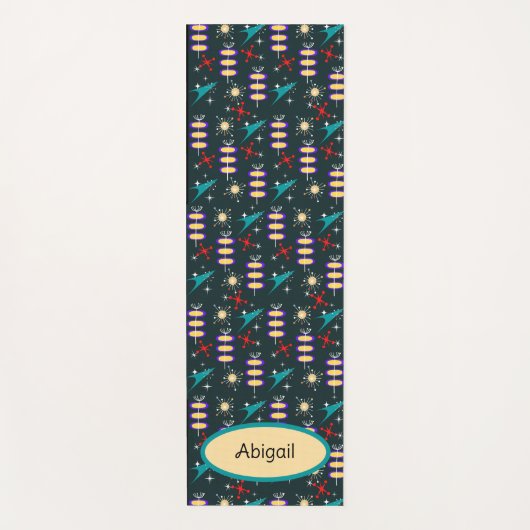 Retro ontwerp yogamat (Voorkant)