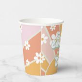 Retro Onze kleine zonneschijn is twee dagen gelede Papieren Bekers (Rechts)