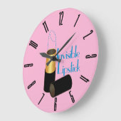 Retro onzichtbare lipstick grote klok (Hoek)