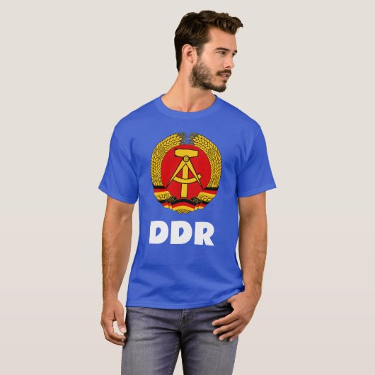 Retro Oost-Duits (DDR, DDR) Ostdeutschland T-shirt (Voorkant volledig)