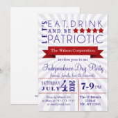 Retro  op 4 juli kaart (Voorkant / Achterkant)