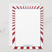 Retro  op 4 juli kaart (Achterkant)