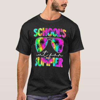 Retro op de laatste dag van de schoolschool uit vo t-shirt