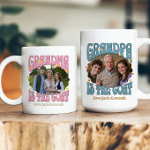 Retro opa is de Mok van de geitenfoto