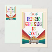 Retro opa is geweldig bedankkaart (Voorkant / Achterkant)