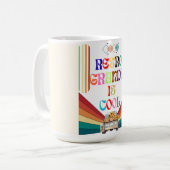 Retro opa is geweldig koffiemok (Voorkant links)