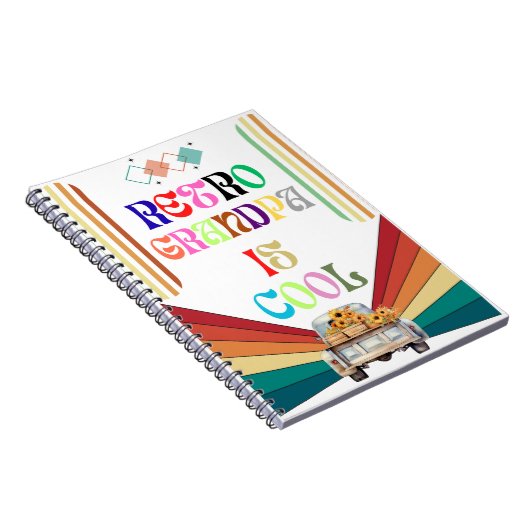 Retro opa is geweldig notitieboek (Rechterzijde)