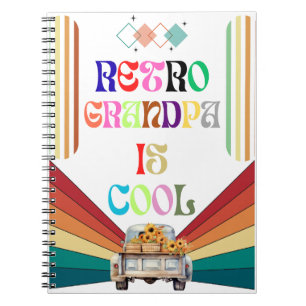 Retro opa is geweldig notitieboek