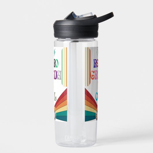 Retro opa is geweldig waterfles (Links)
