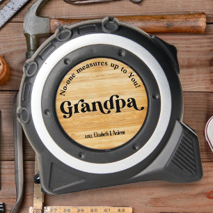 Retro OPA Niemand meet gepersonaliseerd hout Rolmaat