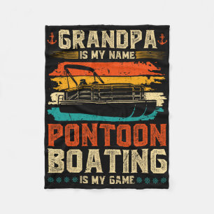 Retro Opa Ponton Bootkapitein Fleece Deken