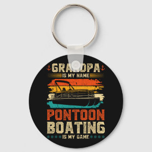 Retro Opa Ponton Bootkapitein Sleutelhanger