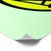 Retro OPEN ALLE NACHT Diner Sign Poster (Hoek)