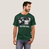 Retro Open Deur Grappige Meme Bende Sarcastische K T-shirt (Voorkant volledig)