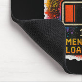“retro Opladen – Geestelijk aan het Laden…” Muismat (Hoek)