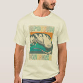 Retro  Opossum Whispere, Possum Lovers Gift T-shirt (Voorkant)