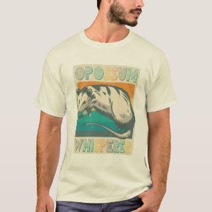 Retro Opossum Whispere, Possum Lovers Gift T-shirt