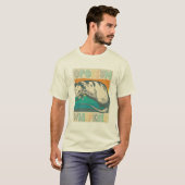 Retro Opossum Whispere, Possum Lovers Gift T-shirt (Voorkant volledig)