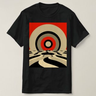 Retro Optical Illusion T-shirt - jaren 70 Psych