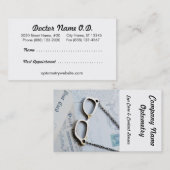 Retro Optometry Boutique Afsprakenkaartje (Voorkant / Achterkant)