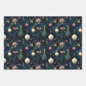 Retro Opulent Bauble Gift Wrapping Paper (Voorkant 2)