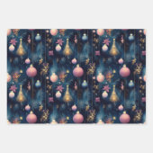 Retro Opulent Bauble Gift Wrapping Paper (Voorkant 3)