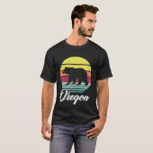  Retro OR Oregon Wildlife Beer Adventure T-shirt (Voorkant volledig)