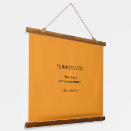 Retro Orange Texture – Summer Vibes Art Hangend Wandkleed