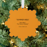 Retro Orange Texture – Summer Vibes Art Ornament Kaart<br><div class="desc">Warm retro orange texture background perfect for summer designs, custom graphics, branding, or digital projects. Capture the nostalgic warmth of summer with this Retro Orange Background Texture, perfect for your creative design projects. Whether you're designing beach party invitations, surf brand logos, or seasonal event materials, this vibrant texture evokes a...</div>