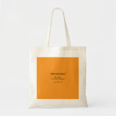 Retro Orange Texture – Summer Vibes Art Tote Bag (Voorkant)