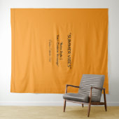 Retro Orange Texture – Summer Vibes Art Wandkleed (In Situ (horizontaal))