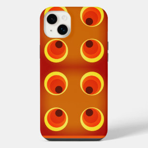 retro oranje 1970 Case-Mate iPhone hoesje
