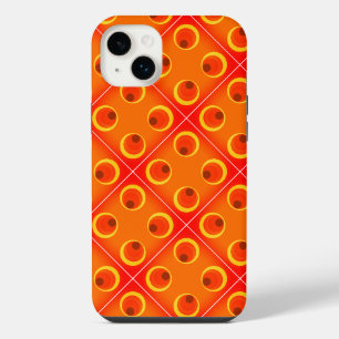 retro oranje 1970 Case-Mate iPhone hoesje