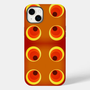retro oranje 1970 Hoesje-Mate iPhone case