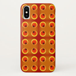 retro oranje 1970 Hoesje-Mate iPhone case